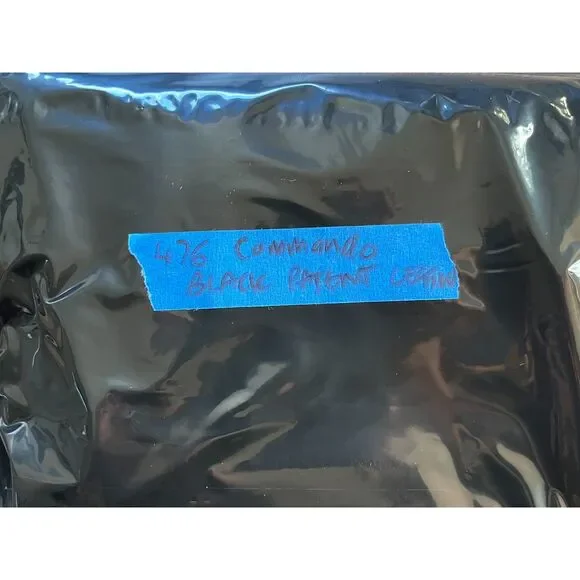 Commando Black Patent Leggings Pants Trousers Women's Size Small - Picture 9 of 9